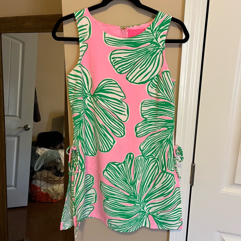 Lilly Pulitzer Pink and Green Patterned Dress